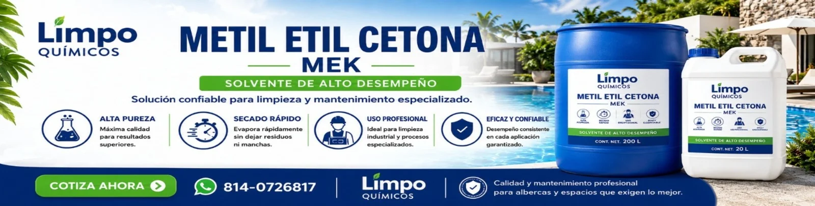 Metil Etil Cetona de Limpo Químicos