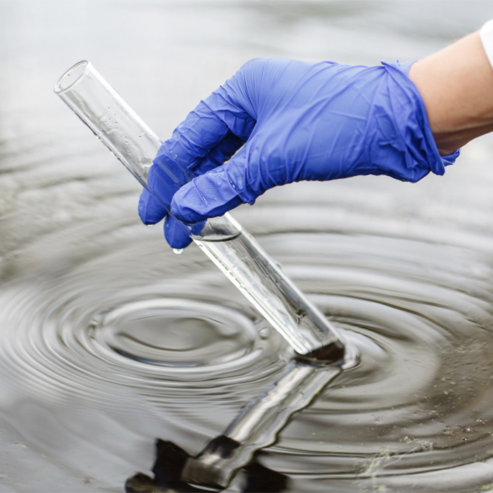 Tratamiento de agua como fungicida